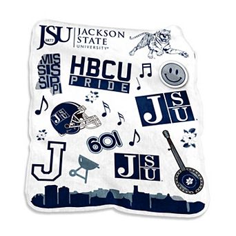 Jackson State Tigers 50'' x 60'' Native Raschel Plush Throw Blanket