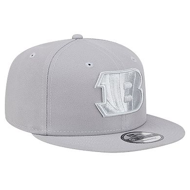 Men's New Era Gray Cincinnati Bengals Color Pack 9FIFTY Snapback Hat