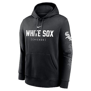 Men's Nike Black Chicago White Sox Fashion Club Pullover Hoodie