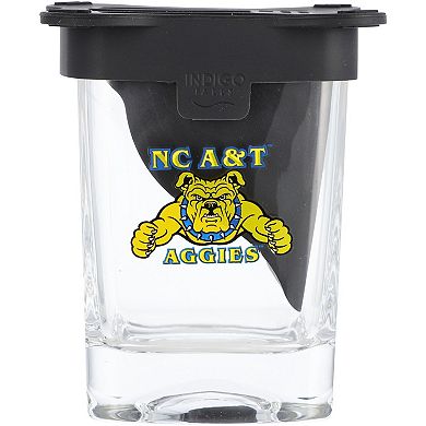 North Carolina A&T Aggies 10oz. Ice Wedge Glass