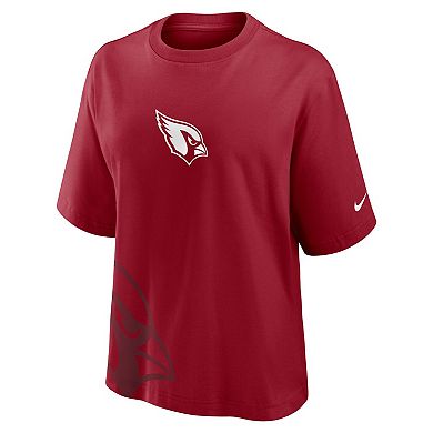 Women's Nike Cardinal Arizona Cardinals Boxy T-Shirt