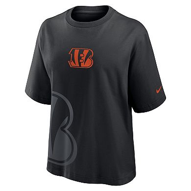 Women's Nike Black Cincinnati Bengals Boxy T-Shirt