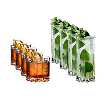 Riedel Drink Specific Glassware Rocks & Highball Set (Set of 8)
