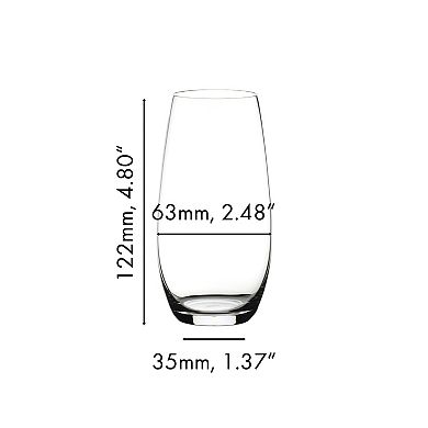 Riedel The O Wine Tumbler Champagne Flute (Set of 2)