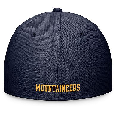 Men's Nike Navy West Virginia Mountaineers 2024 On-Field Swoosh Flex Hat