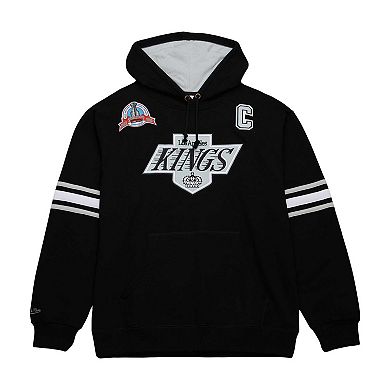 Men's Mitchell & Ness Wayne Gretzky Black Los Angeles Kings 1993 Name & Number Premium Pullover Hoodie