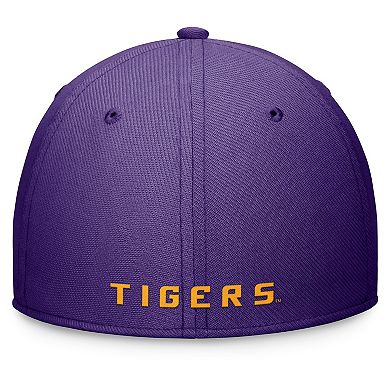Men's Nike Purple LSU Tigers 2024 On-Field Swoosh Flex Hat