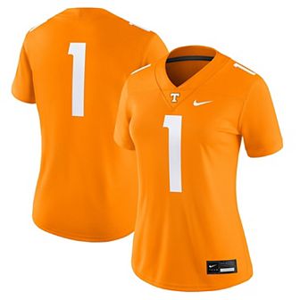Women's Nike #1 Tennessee Orange Tennessee Volunteers Game Jersey