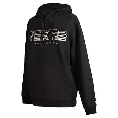 Men's FISLL Black Texas Southern Tigers Puff Print Sliced Pullover Hoodie