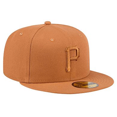 Men's New Era Brown Pittsburgh Pirates Color Pack 59FIFTY Fitted Hat