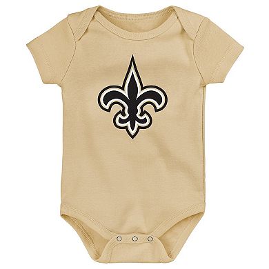 Newborn & Infant New Orleans Saints Team Starter 3-Pack Bodysuit Set