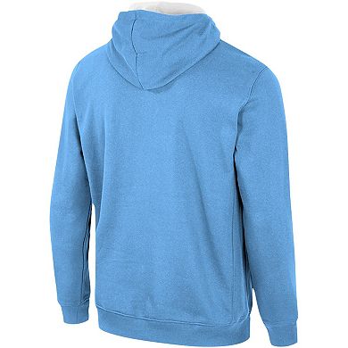 Men's Colosseum Light Blue Columbia University Team Half-Zip Pullover Hoodie
