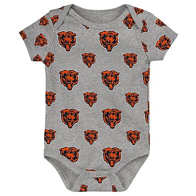 Newborn & Infant Chicago Bears Team Starter 3-Pack Bodysuit Set