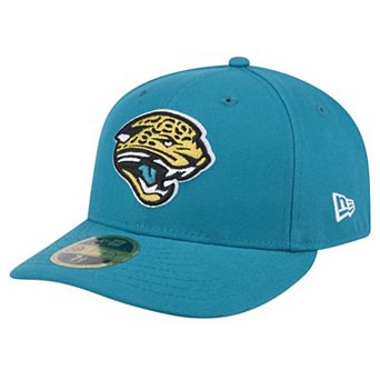 Men's New Era Teal Jacksonville Jaguars Throwback Logo Omaha Low Profile 59FIFTY Fitted Hat