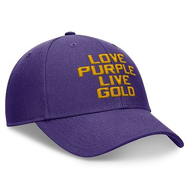 Men's Nike Purple LSU Tigers Local Rise Adjustable Hat