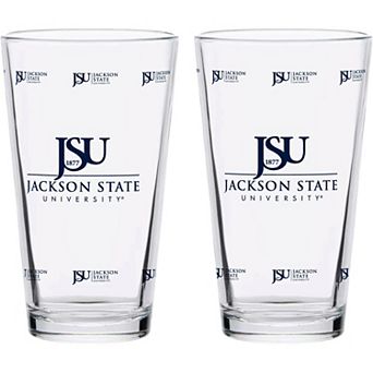 Jackson State Tigers Two-Pack Knockout 16oz. Pint Glass Set