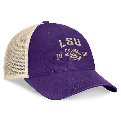 Men's Top of the World Purple LSU Tigers Heritage Waylon Trucker Adjustable Hat