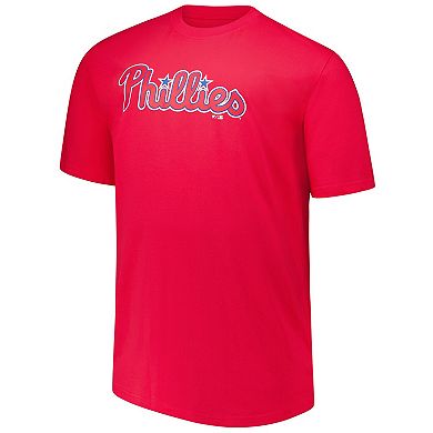 Men's Profile Bryce Harper Red Philadelphia Phillies Big & Tall Name & Number T-Shirt