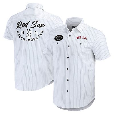 red sox dress shirt Boston Women's Denim  Refried Apparel printed graphics Ladies Boston Red Sox shirt