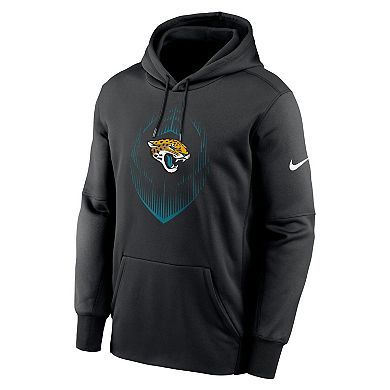 Men's Nike Black Jacksonville Jaguars Icon Performance Pullover Hoodie