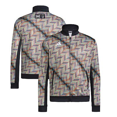 Adidas patterned track jacket clearance
