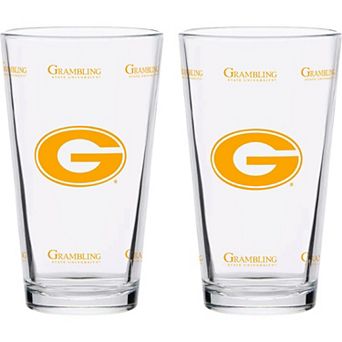 Grambling Tigers Two-Pack Knockout 16oz. Pint Glass Set