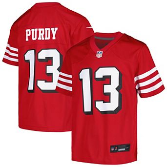 Youth Nike Brock Purdy Scarlet San Francisco 49ers Game Jersey
