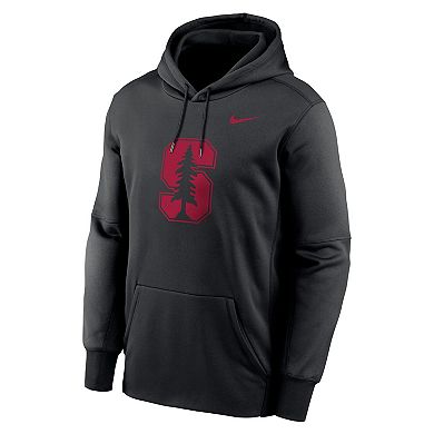 Men's Nike Black Stanford Cardinal Color Pop Performance Fleece Pullover Hoodie