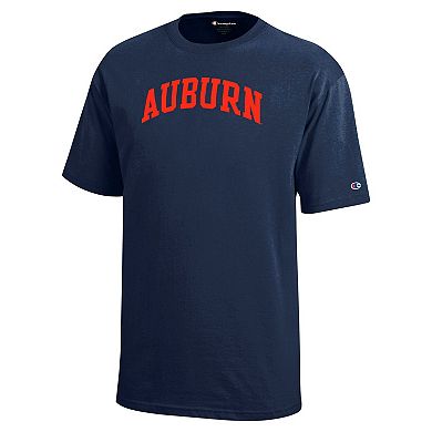 Youth Champion Navy Auburn Tigers Team Arch T-Shirt