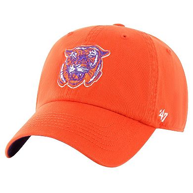 Men's '47 Orange Clemson Tigers Vintage Sure Shot Franchise Fitted Hat