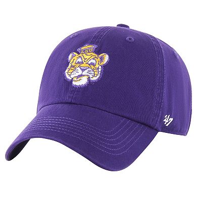 Men's '47 Purple LSU Tigers Vintage Sure Shot Franchise Fitted Hat