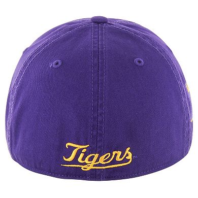 Men's '47 Purple LSU Tigers Vintage Sure Shot Franchise Fitted Hat