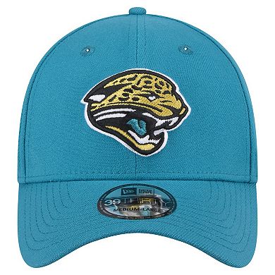 Men's New Era Teal Jacksonville Jaguars Throwback Logo Standard 39THIRTY Flex Hat