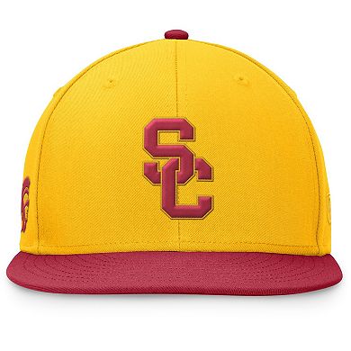 Men's Top of the World Gold/Cardinal USC Trojans Rally Two-Tone Fitted Hat