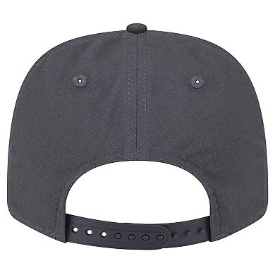 Men's New Era Graphite New York Knicks Team Elevated Patch 9SEVENTY Adjustable Hat