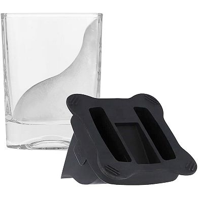 Albany State Golden Rams 10oz. Ice Wedge Glass