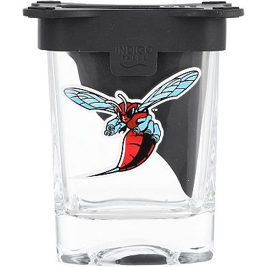 Delaware State Hornets 10oz. Ice Wedge Glass
