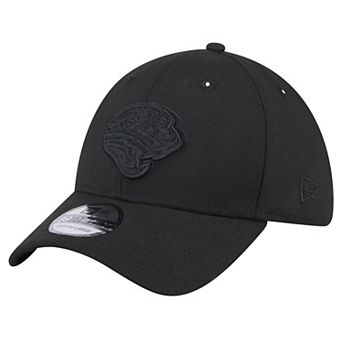 Men's New Era Black Jacksonville Jaguars Throwback 39THIRTY Flex Hat