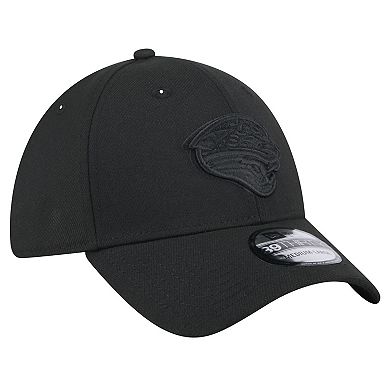 Men's New Era Black Jacksonville Jaguars Throwback 39THIRTY Flex Hat