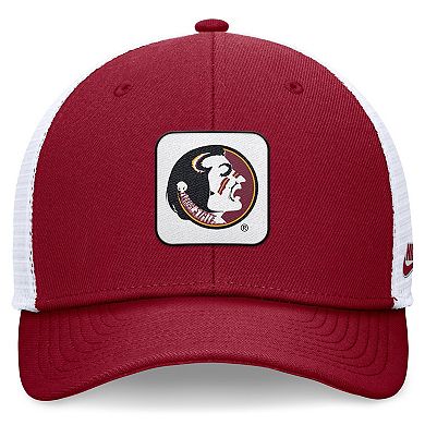 Men's Nike Garnet/White Florida State Seminoles Legacy Rise Mascot Trucker Adjustable Hat