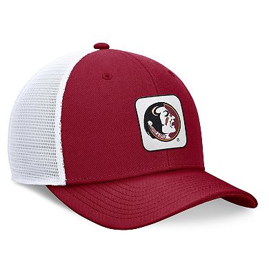 Men's Nike Garnet/White Florida State Seminoles Legacy Rise Mascot Trucker Adjustable Hat