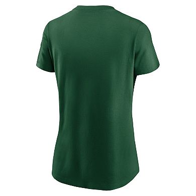 Women's Nike Green New York Jets Primary Logo T-Shirt