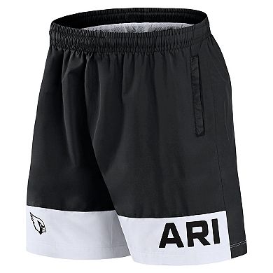 Men's Fanatics Black Arizona Cardinals Elements Shorts