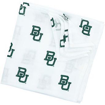 Infant Three Little Anchors White Baylor Bears 47'' x 47'' Muslin Swaddle Blanket