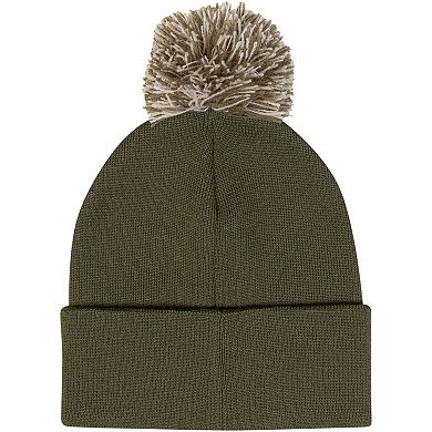 Men's Under Armour Green Jackson State Tigers Freedom Collection Cuffed Knit Hat with Pom