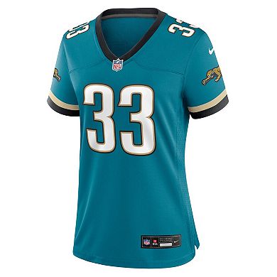 Women's Nike Devin Lloyd Teal Jacksonville Jaguars Prowler Throwback Game Jersey