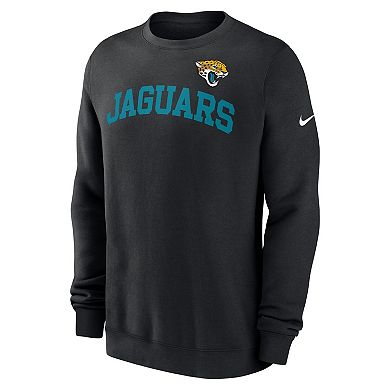 Men's Nike Black Jacksonville Jaguars Club Pullover Sweatshirt