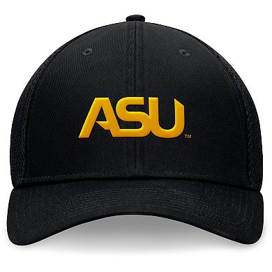 Men's Top of the World Black Alabama State Hornets Spacer Flex Hat