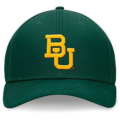 Men's Top of the World Green Baylor Bears Spacer Flex Hat