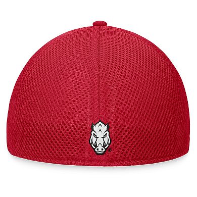 Men's Top of the World Cardinal Arkansas Razorbacks Spacer Flex Hat